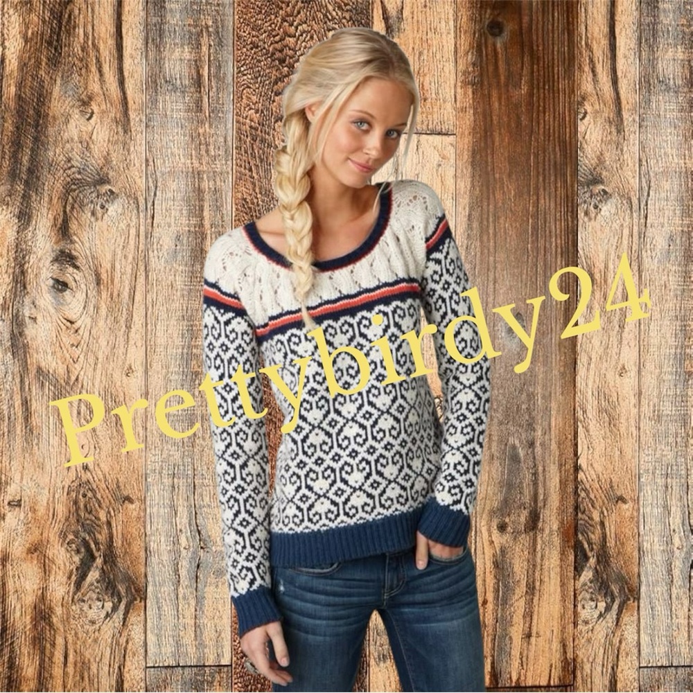 Y2K AEO Retro Fair Isle Sweater - Picture 2 of 6